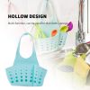 Adjustable Snap Button Type Sink Drain Basket Hanging Drain Basket Dish Cloth Sponge Holder Storage Basket Kitchen Accessories