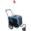 Dog Bike Trailer with Jogger Blue