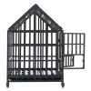 Heavy Duty Dog Cage pet Crate with Roof