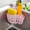 Adjustable Snap Button Type Sink Drain Basket Hanging Drain Basket Dish Cloth Sponge Holder Storage Basket Kitchen Accessories