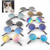 Pet Products Lovely Vintage Round Cat Sunglasses Reflection Eye wear glasses For Small Dog Cat Pet Photos Props Accessories