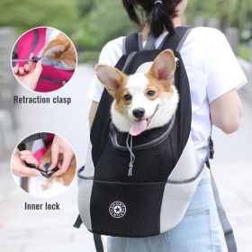 Pet Dog Carrier Bag Carrier For Dogs Backpack Out Double Shoulder Portable Travel Backpack Outdoor Dog Carrier Bag Travel Set (Color: Green, size: M for 5-10kg)