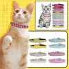 Super Shining Diamond Rhinestone Cat Collar Puppy Baby Dog Cat Collar Leather Strap Kitten Accessories Adjustable Puppy Collar