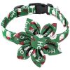 Sunflower Christmas Pet Collar Pet Bow Tie Collar With Adjustable Buckle For Dogs And Cats