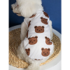 Pet Clothes; Summer New Pet Dog Clothes Thin Vest Bird's Eye Printing; Pet Clothes For Dogs And Cats