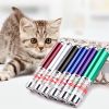 Cat Laser Stick For Dog & Cat; Cat Laser Pointer; Pet Chaser Tease Stick (Includes Battery)