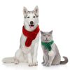 Pet knit Christmas scarf Creative teddy scarf cat dog pet supplies pet clothing dog scarf; cat scarf