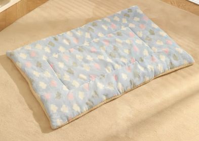 Pet Blanket Dog Cat Bed Winter Warm Mat Four Seasons Universal Blanket (Style: clouds, size: S)