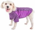 Pet Life Active 'Warf Speed' Heathered Ultra-Stretch Sporty Performance Dog T-Shirt