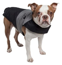 Touchdog Lightening-Shield Waterproof 2-in-1 Convertible Dog Jacket w/ Blackshark technology (size: X-Small)