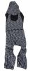 Pet Life Active 'Downward Dog' Heathered Performance 4-Way Stretch Two-Toned Full Body Warm Up Hoodie