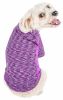 Pet Life Active 'Warf Speed' Heathered Ultra-Stretch Sporty Performance Dog T-Shirt