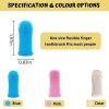 Dog Super Soft Pet Finger Toothbrush Teeth Cleaning Silicone Tooth Brush Tool Dog Cat Cleaning