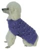 Butterfly Stitched Heavy Cable Knitted Fashion Turtle Neck Dog Sweater