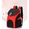 Portable Foldable Mesh Pet Carrier Dog Backpack Breathable Bag Dog Cat Large Capacity Outdoor Travel Carrier Double Shoulder Bag