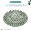 Round Silicone Drain Hair Catcher Drain Cover Hair Trap Kitchen Sink Strainer Bathroom Shower Bath Stopper Filter For Kitchen