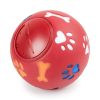 Food Dispensing Dog Toys; Pet Ball Toys; Rubber Slow Feeder Dog Puzzle Toys; Dog Treat Balls