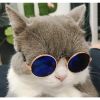 Pet Products Lovely Vintage Round Cat Sunglasses Reflection Eye wear glasses For Small Dog Cat Pet Photos Props Accessories